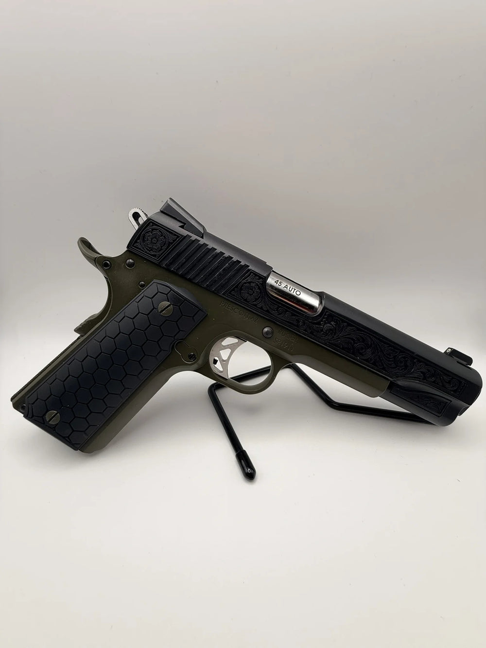 1911 Grip Panels — Black Cerakote