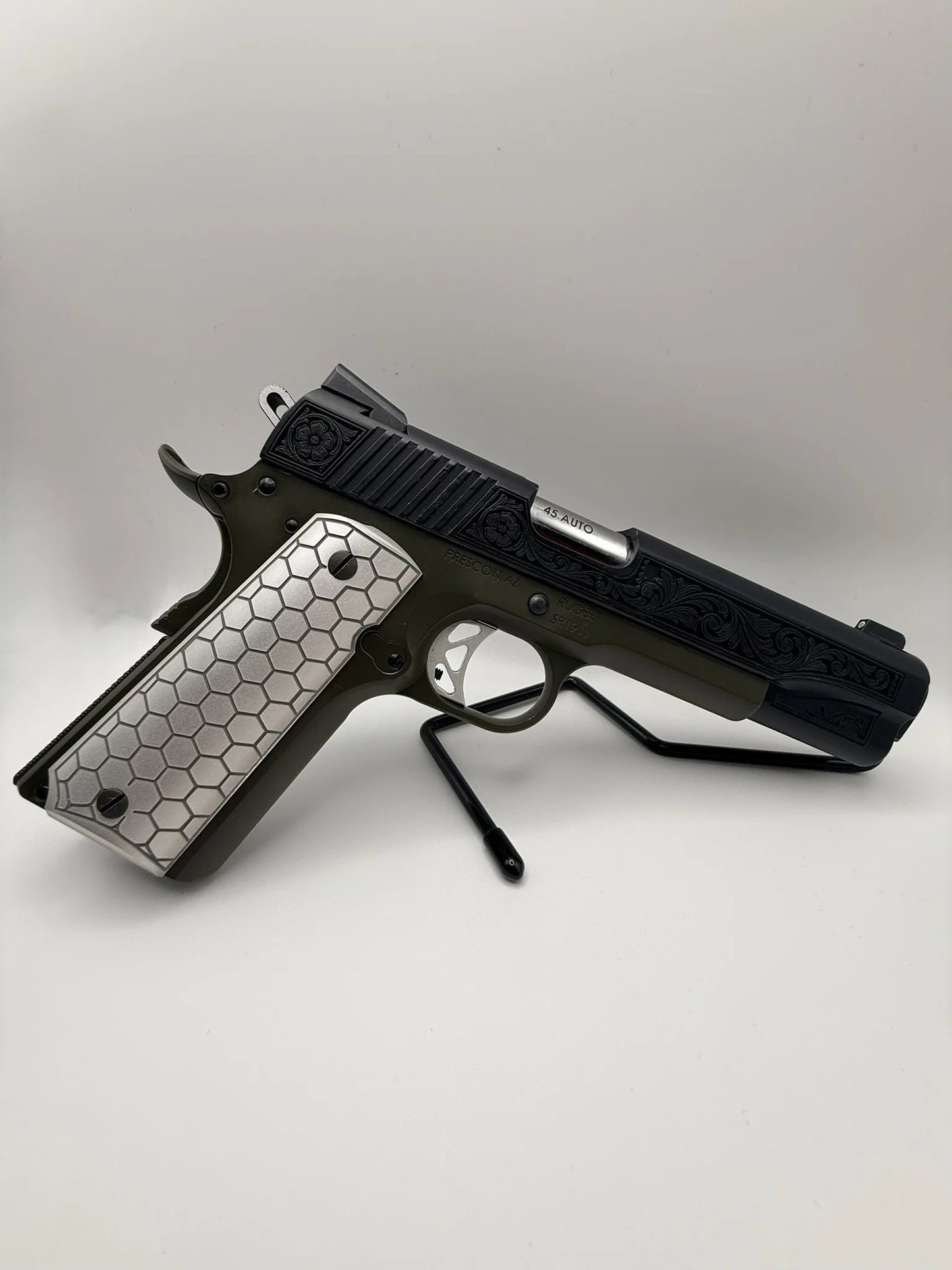 1911 grips 1911 grip panels satin aluminum