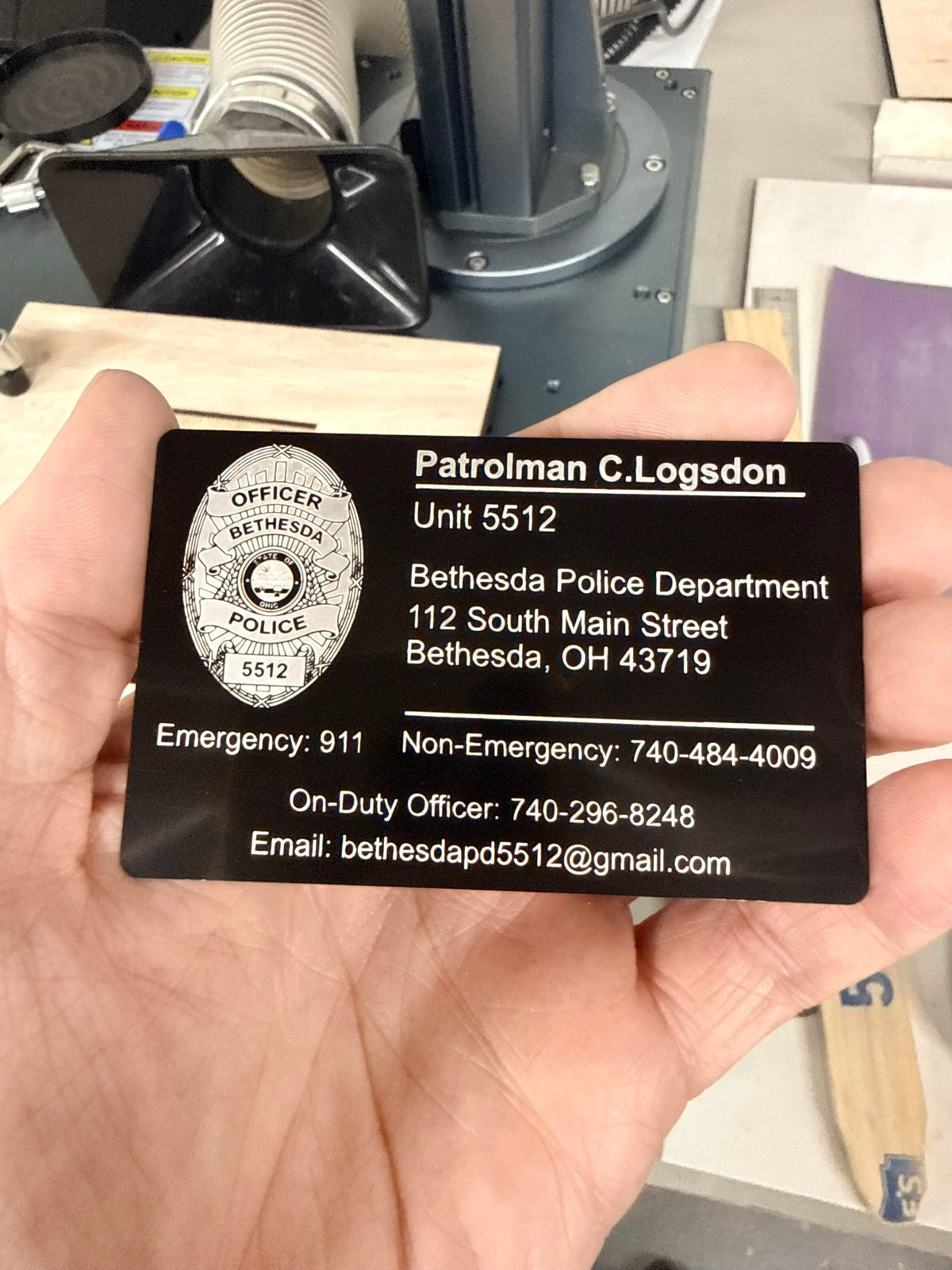 Metal Business Cards