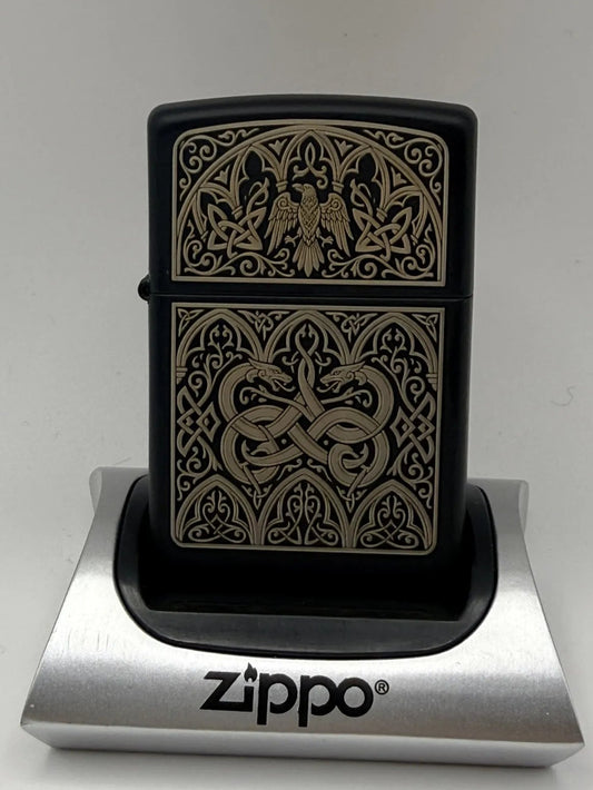 Viking Engraved Zippo Lighter
