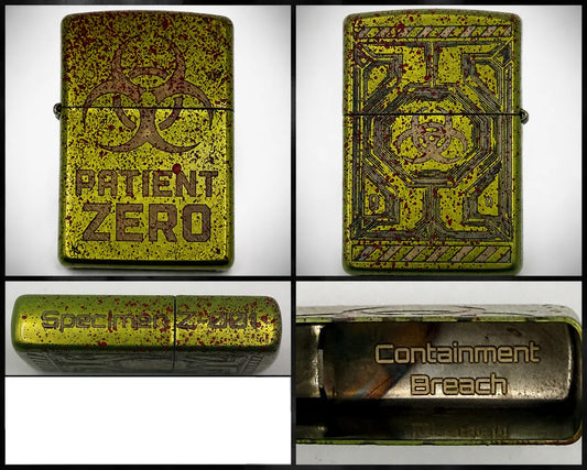 Zippo, PATIENT ZERO — Limited Edition Custom Lighter