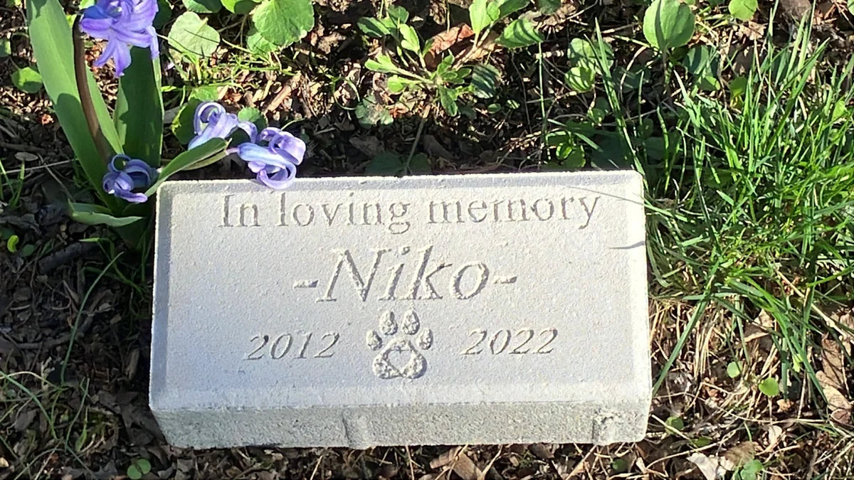 Pet memorial stone custom (1 of 2)