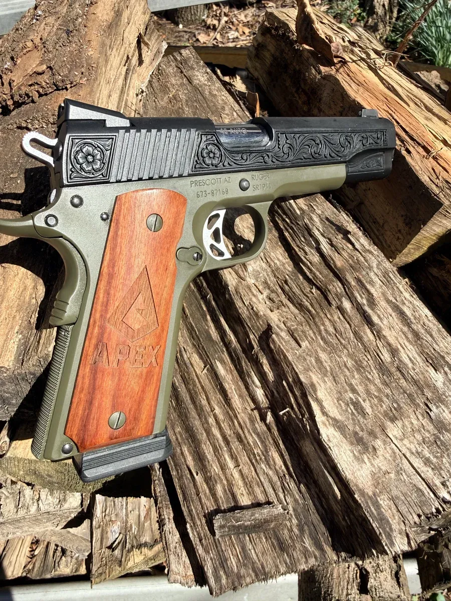 Engraved Wood Grips — Apex Coatings & Engraving