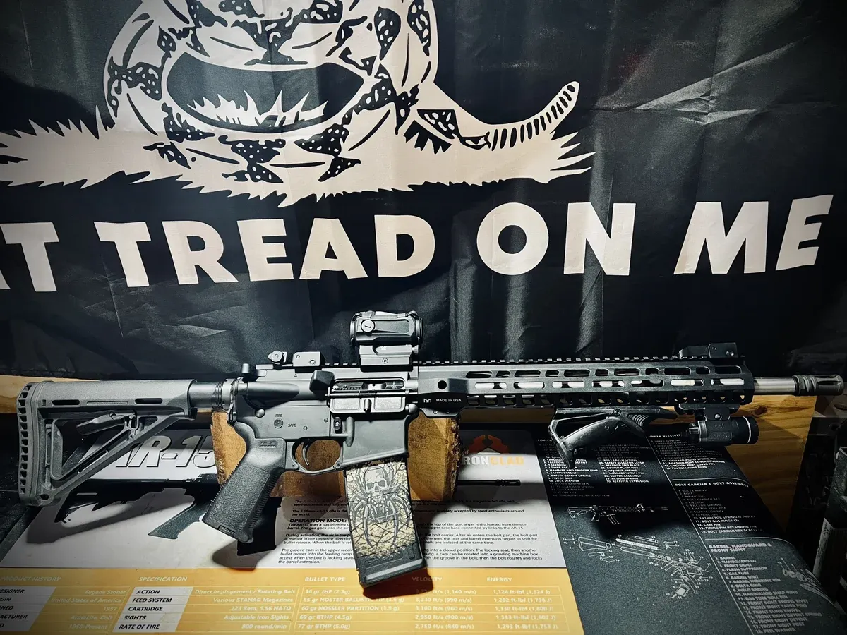 AR-15 Don't Tread On Me — Apex Coatings & Engraving