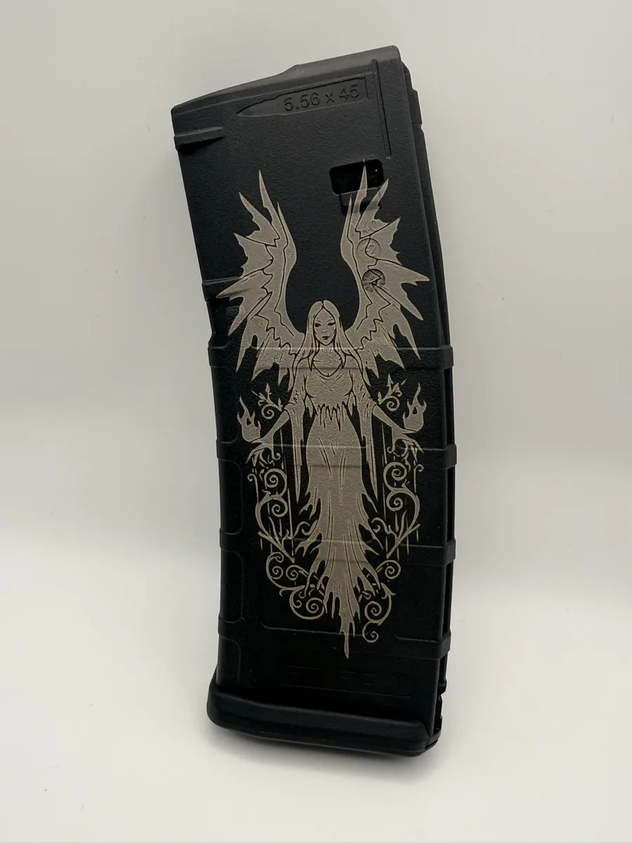 Custom PMAG Engraving — Wraith 1 — Apex Coatings & Engraving