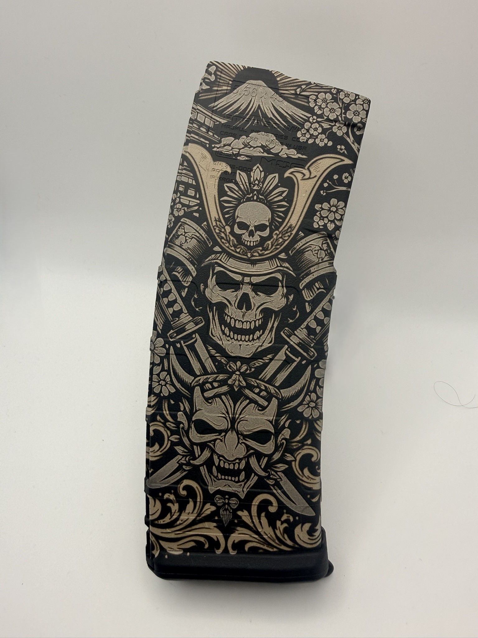 Custom PMAG Engraving — Ghost of Edo — Apex Coatings & Engraving