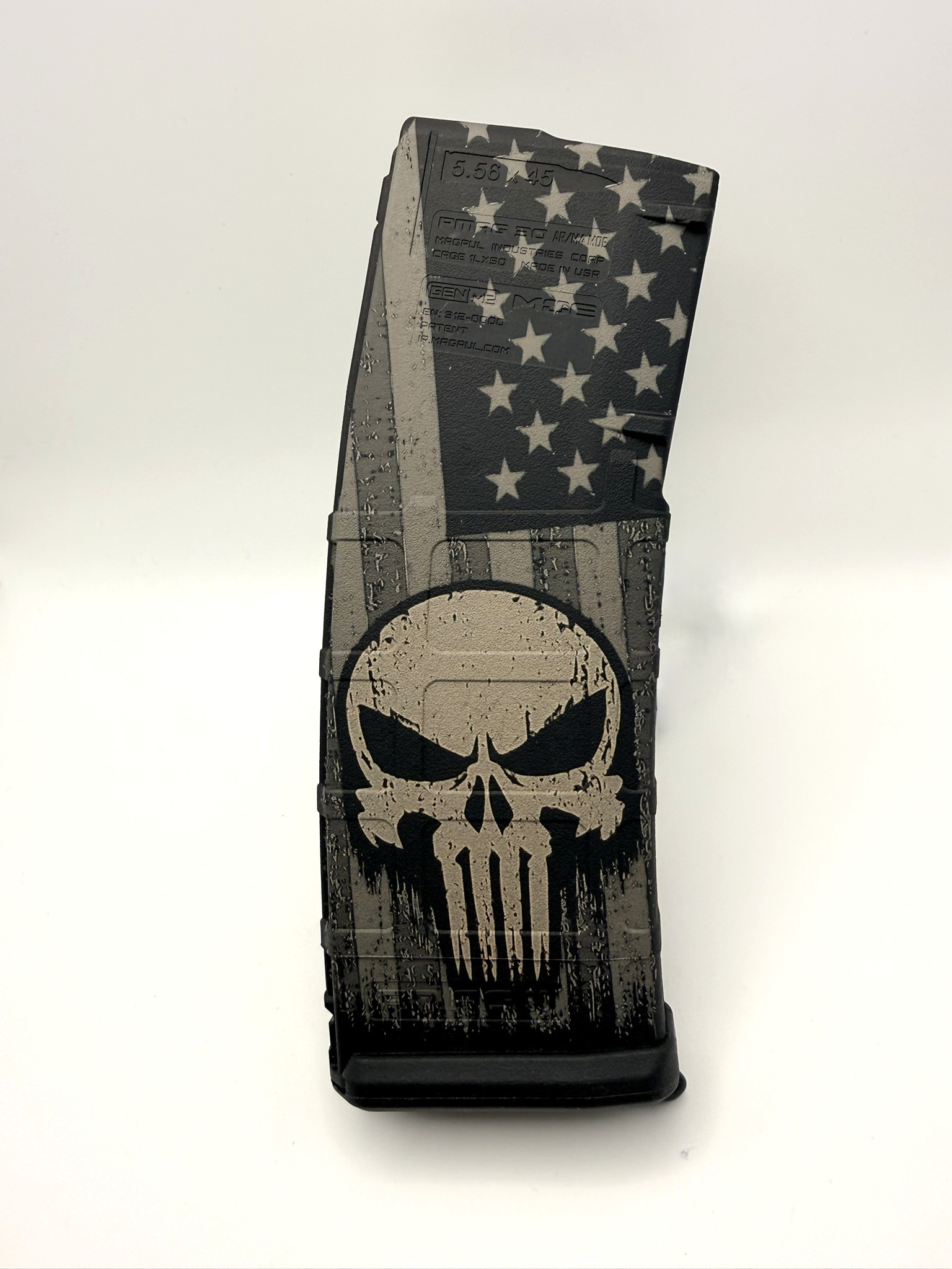 Custom PMAG Engraving — Punished — Apex Coatings & Engraving