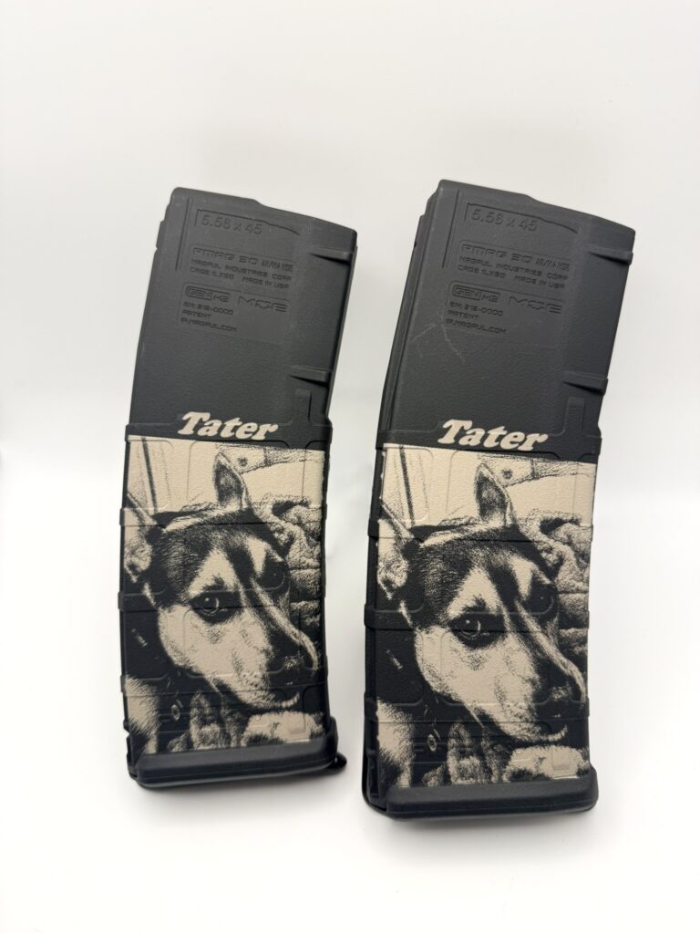 Photographic PMAG engraving — Apex Coatings & Engraving