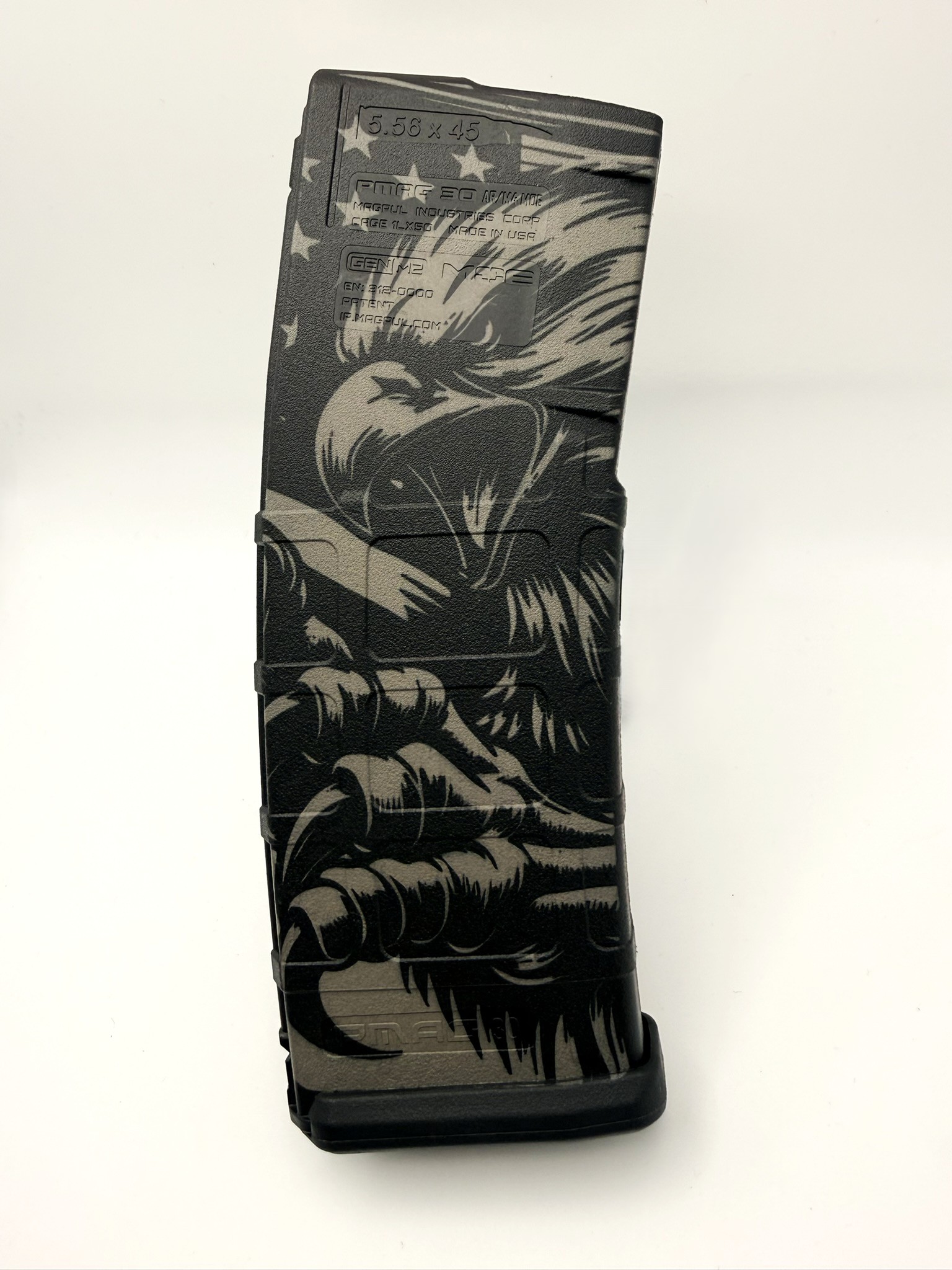 Custom PMAG Engraving — Screaming Eagle — Apex Coatings & Engraving